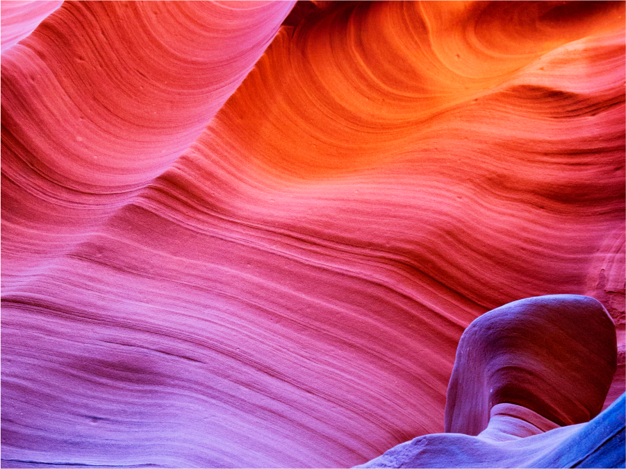 abstract rock formation